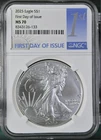 2025 Eagle S$1 MS70 First Day of Release NGC 8343126-133