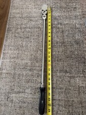 Snap On Shlfd80a 12 Drive Black Hard Grip Extra Long Flex Head Ratchet