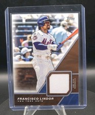 2026 Topps Series 1 - Francisco Lindor Game Used Relic Card #MLM-FL New York Met
