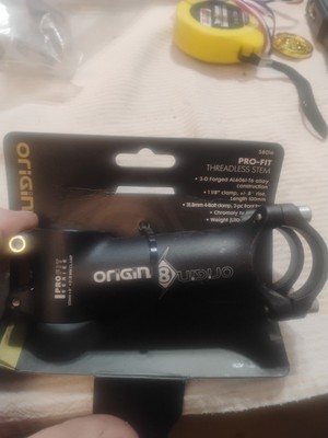 Origin 8 Bike Stem 100x31.8mm -8d  Rise Black Fast Free Shipping