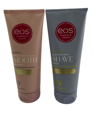 2 pc EOS Evolution of Smooth Shea Better Cashmere Shave & Post Shave Body Cream
