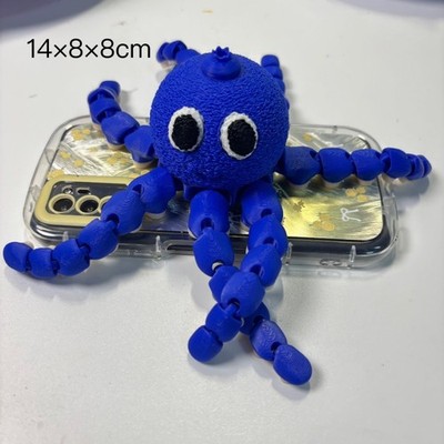 Bluberrini Octopusini Italian Brainrot Series 3D Printed Toy Figure Gift Present
