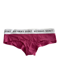 Victoria's Secret Logo Cotton Cheeky Panty Dusty Rose