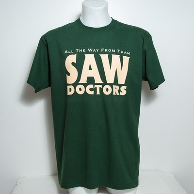 Saw Doctors T-shirt All The Way From Tuam Size Large 100% Cotton