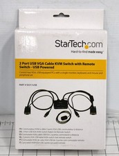 StarTech, SV211DPUA 2-Port USB DisplayPort Cable KVM Switch w/ Audio and Remote