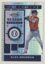2020 Panini Chronicles Contenders Optic Hyper Prizm 65/299 Alex Bregman #19 1u6