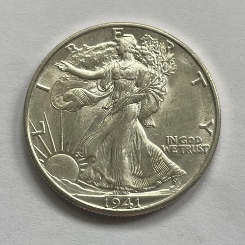 Photo of a 1941-D Walking Liberty Half Dollar from an eBay listing that sold on Jul 21, 2026