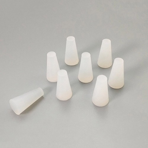 Bouchon conique silicone caoutchouc joint bouchon conique palplanche noir et transparent - Photo 8/10