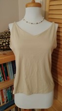 NWT George Beige Camisole Top Nylon Spandex Size L