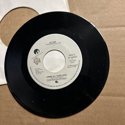 Zz Top Give Me All Your Lovin Gimmie/If I Could Only Flag Her Down 1983 WB