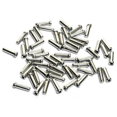Shimano Ersatzteile Schaltung Fahrrad Bike Innen Drahtkappen 1,2 mm silber (100er Box)