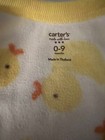 Carters  0-9months Yellow/white Duck  Full Body Sleep Suit — photo 4