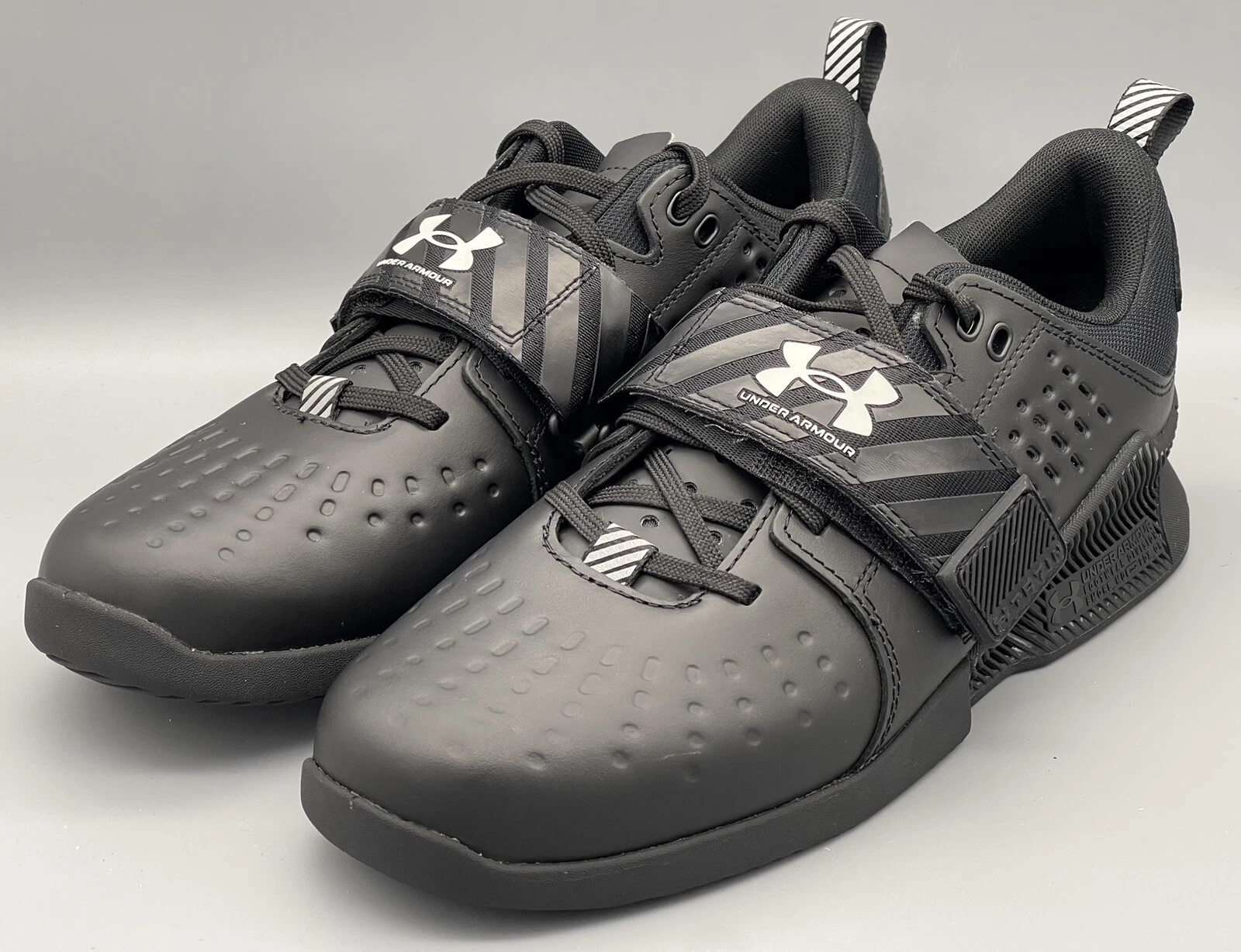 Under Armour Reign Lifter Training Shoes Black Under Armour Reign Lifter Shoes UA Black Weightlifting  main image 4