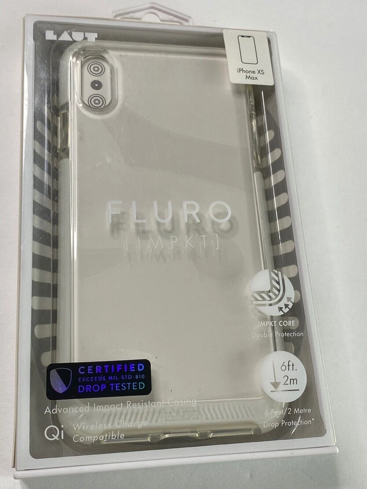 LAUT Apple iPhone XS Max Fluro Case - White - Image 2 of 4