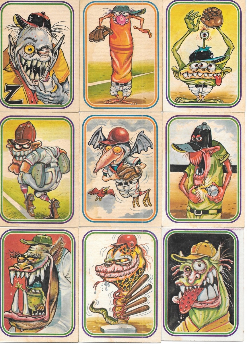 Baseball Super Freaks Trading Card Stickers Singles 1973 Donruss