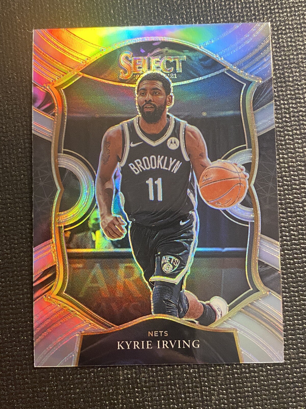 2020-21 Panini Select NBA Silver Prizm Concourse Level Kyrie Irving #42 Nets