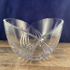 Mikasa Heavy Cut Crystal Vase / Bowl Scalloped Rim Clear Tulip 6" H x 8.25”Dia — photo 8