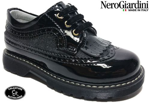 NERO GIARDINI SCARPE BAMBINA FRANCESINE VERNICE NERO SHOES - 722541F -  732541F | eBay