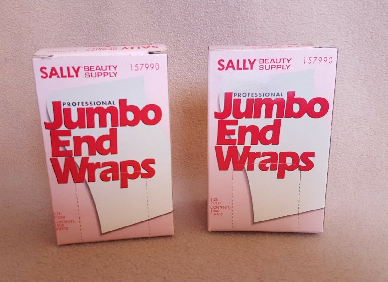 Sally Beauty Jumbo End Wraps Hair Styling Product 2,000 Sheets Total (2