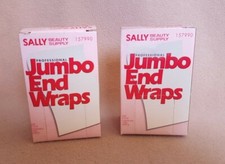 Sally Beauty Jumbo End Wraps Hair Styling Product 2,000 Sheets Total 2 Boxes 