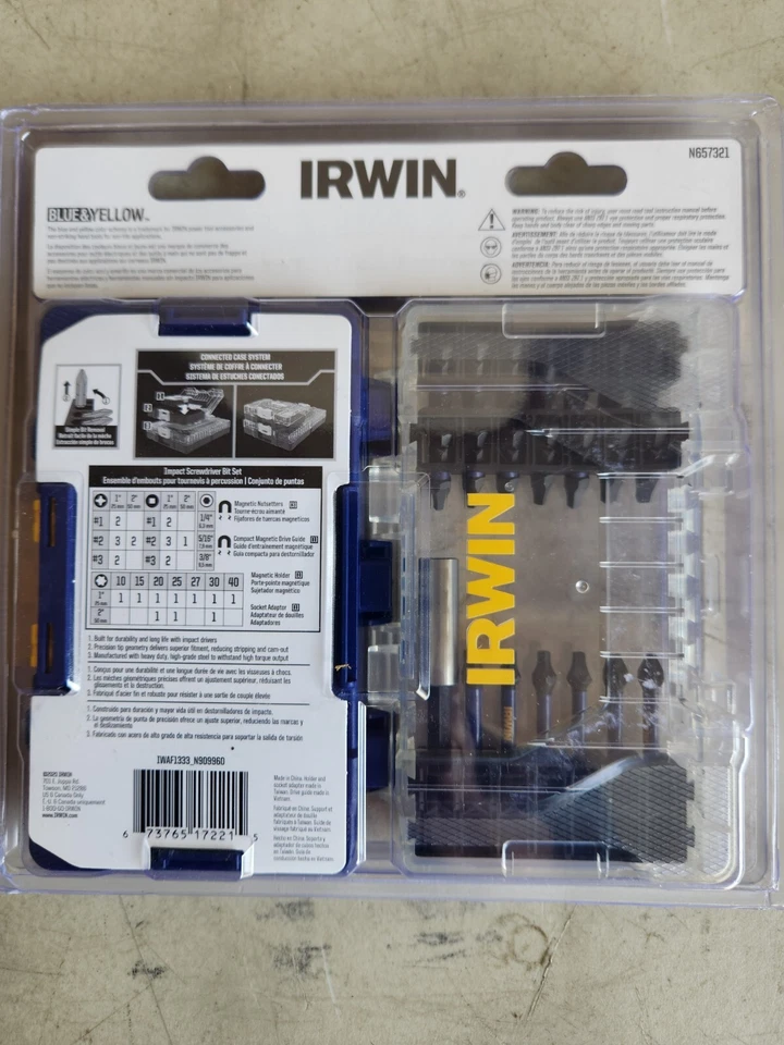 *NEW* Irwin IWAF1333 Impact Screwdriver Bit Set 33 PC. (#125) - Image 2 of 4