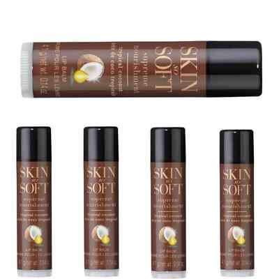 Avon Skin So Soft Supreme Nourishment  COCONUT Lip Balms X5  ~NEXT DAY SHIPPING!