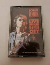John Lennon Live In New York City Cassette Tape