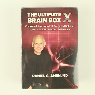 Dr Daniel Amen DVDs The Ultimate Brain Box Set 10 DVDs New Sealed