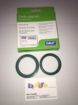 KIT PARAOLIO PARAPOLVERE FORCELLA SKF SHOWA STELO 49 mm VERDE