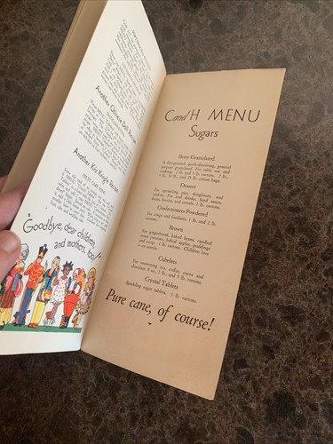 Rare ORIGINAL vtg 1931 C and H SUGAR Paper SUGAR DOLL FAMILY and RECIPES Santa - Picture 14 of 14