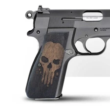 Springfield Armory SA 35,Browning High Power HP, Regent Br-9 walnut wood Grips