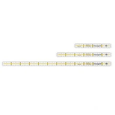 4-6-12-Inch Marking Ruler Trio