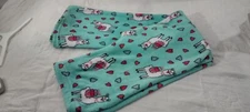 Bobbie Brooks Womens Pajama Pants Size M Green Llama Love, Soft Terri