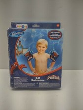 Spiderman 3-D Arm Inflatable Floaties Swim Pool Summer Float Beach Marvel Comics
