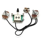 Electric Guitar 5 Way Switch Wiring Harness Prewired 500K Pots 6.35 Output Jack