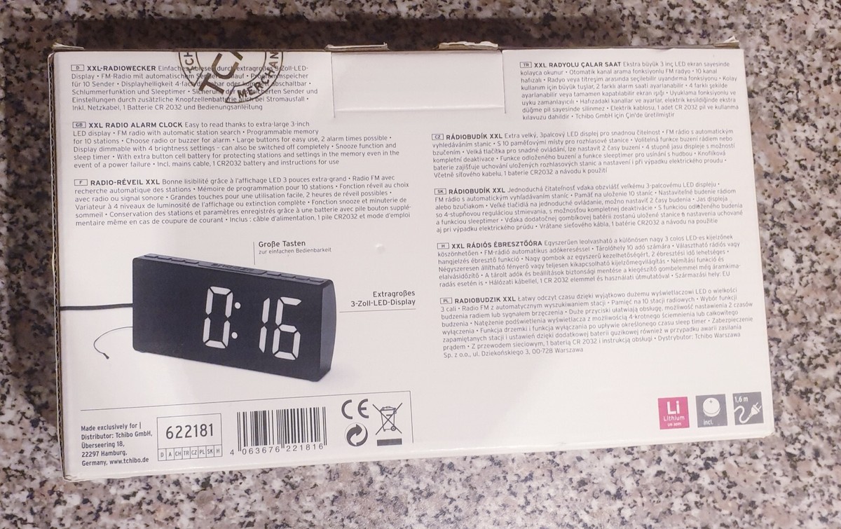 Tchibo Tcm Funkwecker Tchibo Wecker Alarm Einstellen Xxl