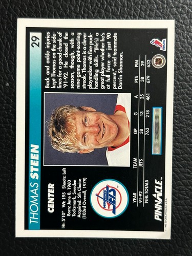 1992 -1993 Pinnacle Hockey- - - Pick A Card -#7 - #200 - Picture 26 of 188