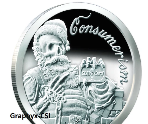 2017 5 oz Proof Consumerism - ULTRA RARE - low COA # 36 - SILVER SHIELD - SSG