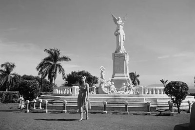 Managua Nicaragua Tourist Spaziergänge am Denkmal Ruben Dario bei 1952 4x6 Foto
