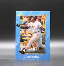 1991 Classic Update Blue CECIL FIELDER Card T41 Detroit Tigers Baseball