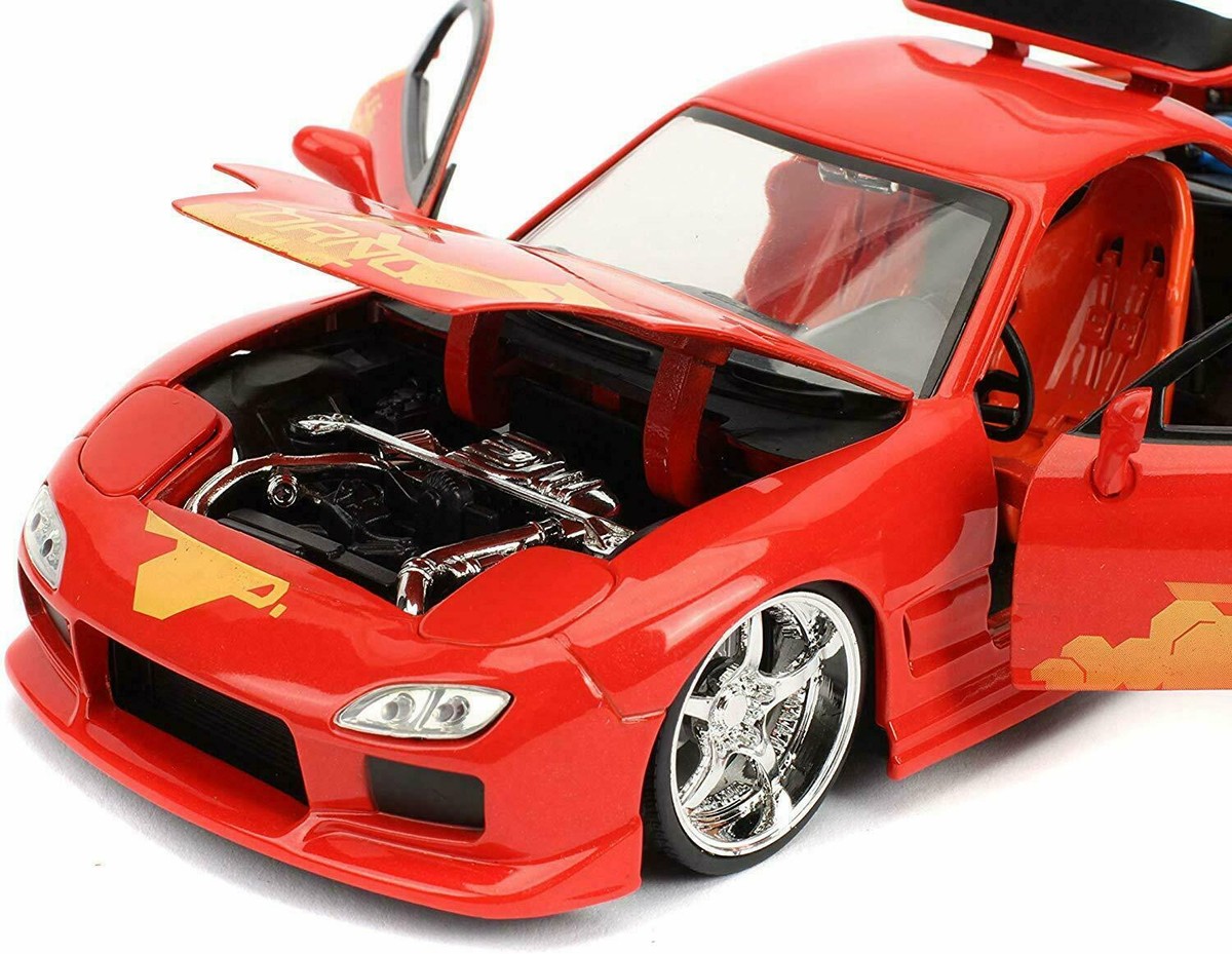 Fast And Furious Orange Julius Mazda RX-7 JADA Diecast Model