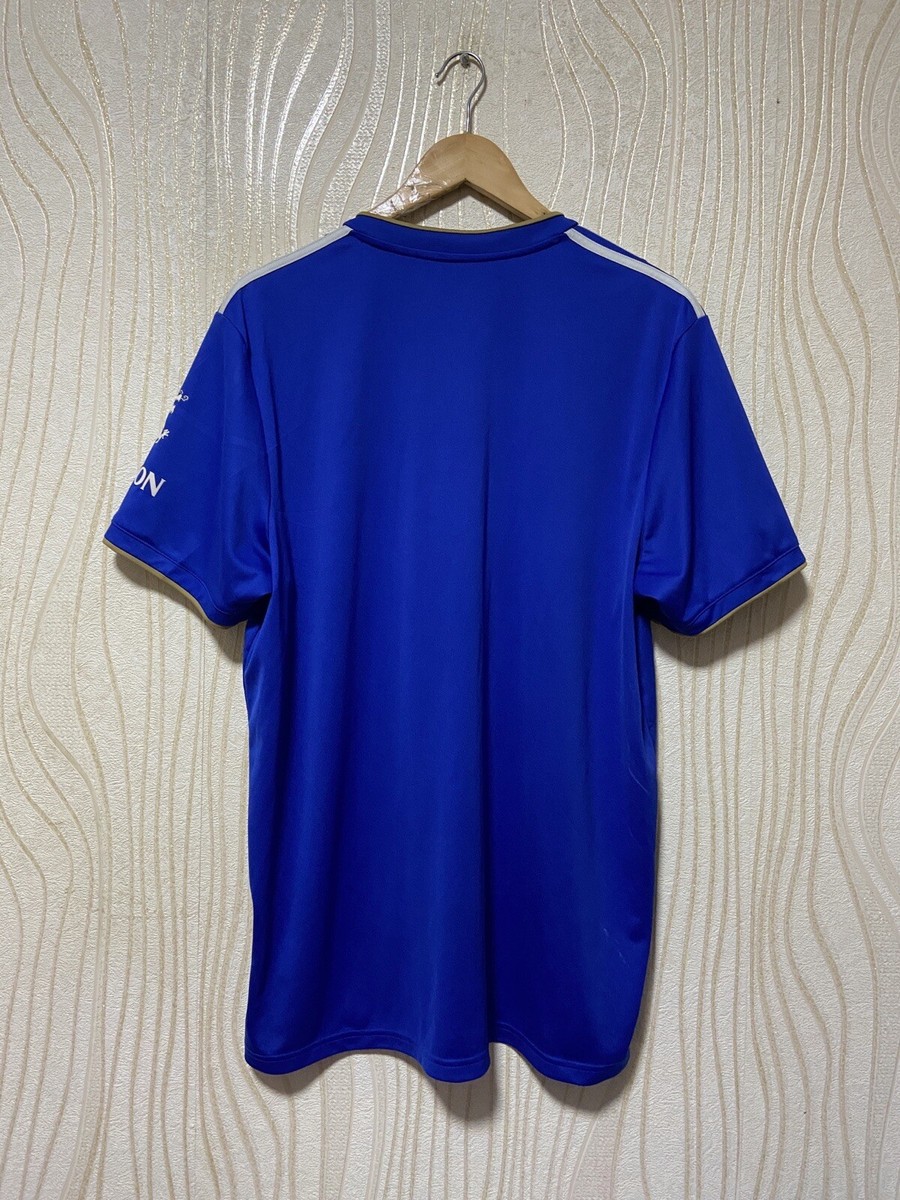 LEICESTER CITY 2018 2019 HOME FOOTBALL SHIRT SOCCER JERSEY ADIDAS
