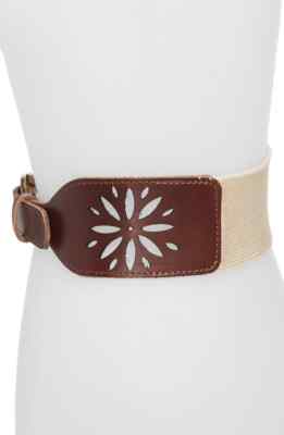 Another Line Stretch Belt Another Line Brown Leather Belt adjustable Small/Mediu for  main image 4