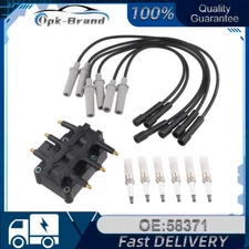 6x Spark Plugs + Wire Set & Coil Pack For Town & Country Grand Caravan 3.3L 3.8L