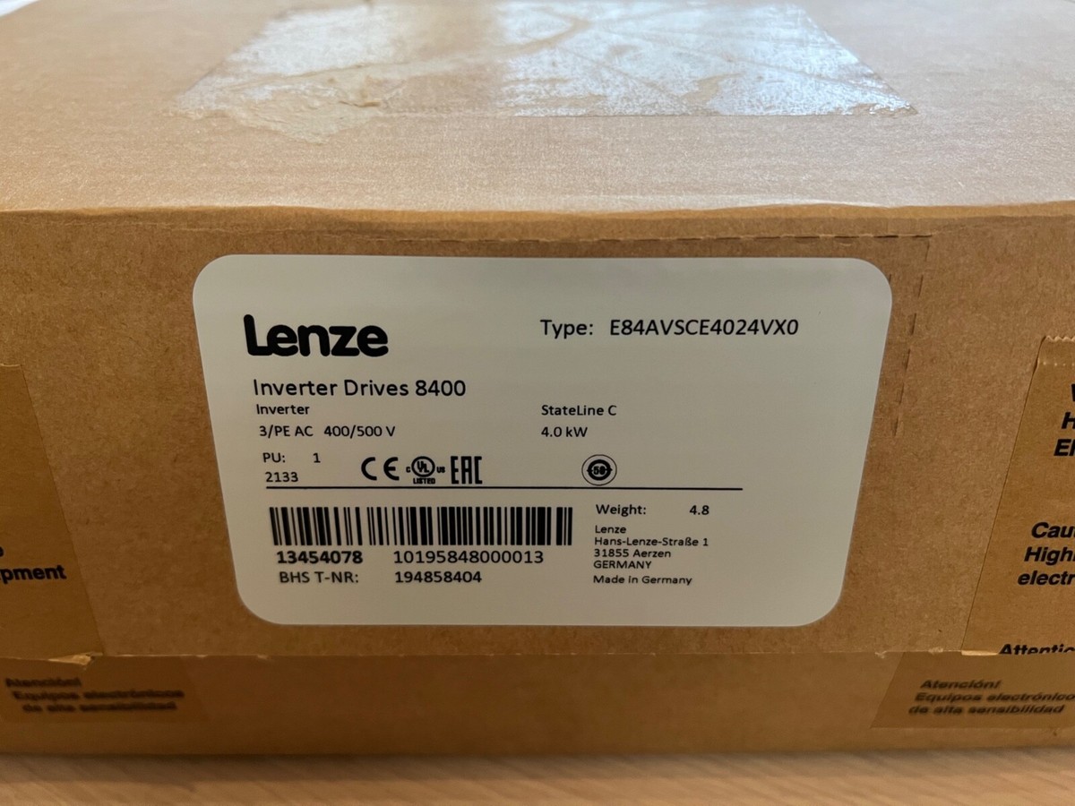 Lenze 8400 StateLine C Drive Type E84AVSCE4024VX0 | eBay Lenze 8400 StateLine C Drive Type E84AVSCE4024VX0 | eBay