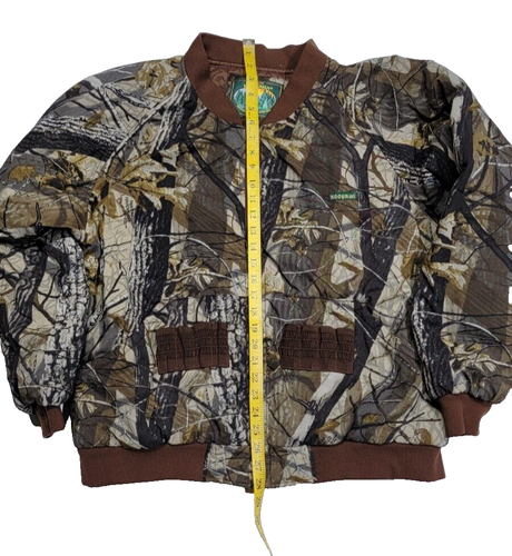 Vintage Hodgeman Insulated Realtree Hardwoods Camo Shotgun Shell Pocket Men's XL - Picture 2 of 15