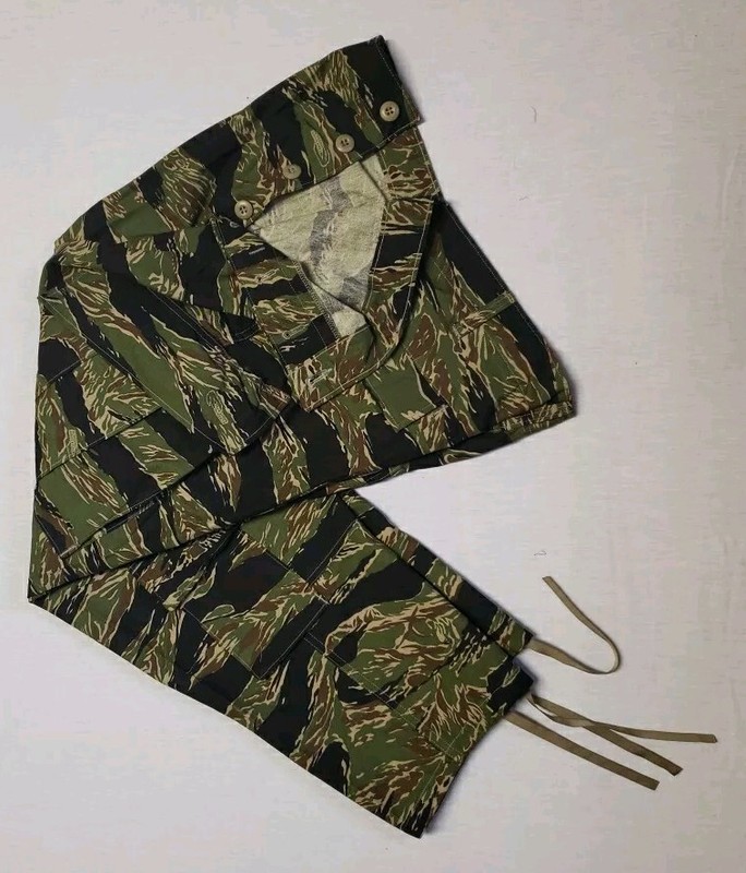 USGI TIGER stripe Cargo Army Fatigue Combat Trouser New Large-Short. 8 Pocket