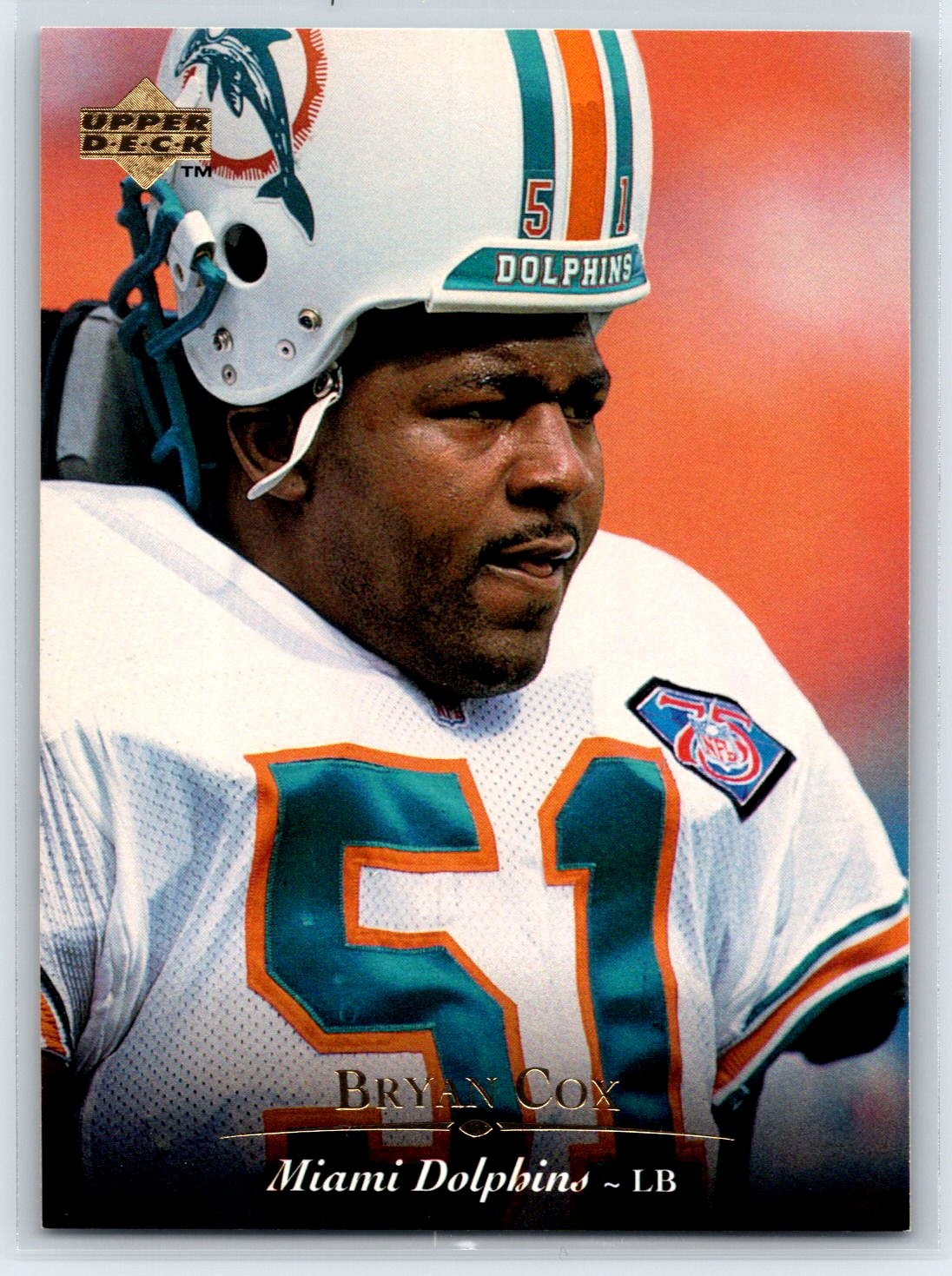 1995 Upper Deck Bryan Cox Miami Dolphins #159