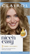Image of Clairol Nice'n Easy Crème Permanent Hair Dye Natural Looking Packaging May Vary