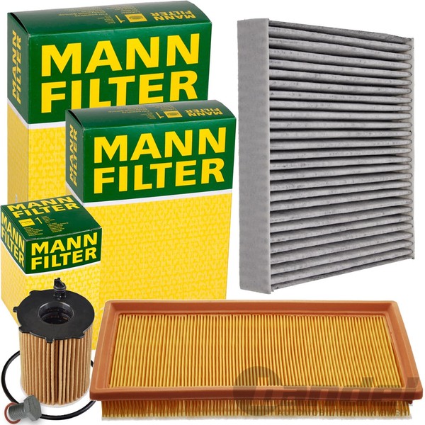 1X Mann Filterset Inspektionspaket FüR Fiat PANDA+500+C Lancia Ypsilon 312-image